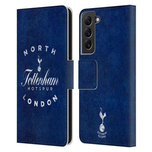 Tottenham Hotspur F.C. Badge North London Leather Book Wallet Case Cover For Samsung Galaxy S22+ 5G