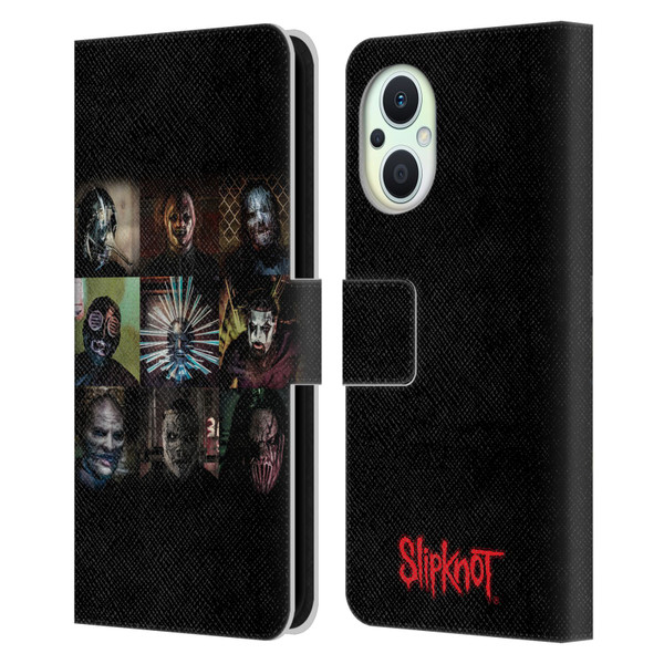Slipknot Key Art Blocks Leather Book Wallet Case Cover For OPPO Reno8 Lite