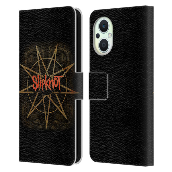 Slipknot Key Art Crest Leather Book Wallet Case Cover For OPPO Reno8 Lite