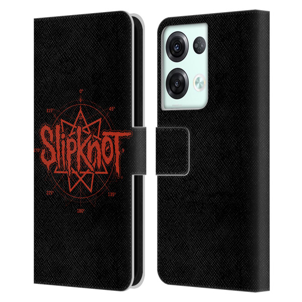 Slipknot Key Art Logo Leather Book Wallet Case Cover For OPPO Reno8 Pro