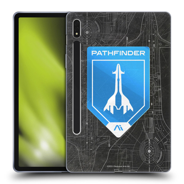 EA Bioware Mass Effect Andromeda Graphics Pathfinder Badge Soft Gel Case for Samsung Galaxy Tab S8