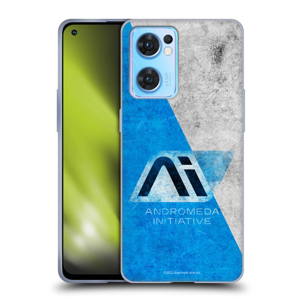 EA Bioware Mass Effect Andromeda Graphics Initiative Distressed Soft Gel Case for OPPO Reno7 5G / Find X5 Lite