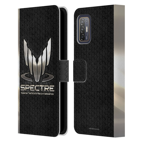 EA Bioware Mass Effect 3 Badges And Logos Spectre Leather Book Wallet Case Cover For HTC Desire 21 Pro 5G