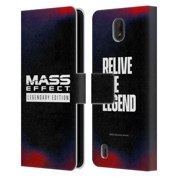 EA Bioware Mass Effect Legendary Graphics Logo Leather Book Wallet Case Cover For Nokia C01 Plus/C1 2nd Edition