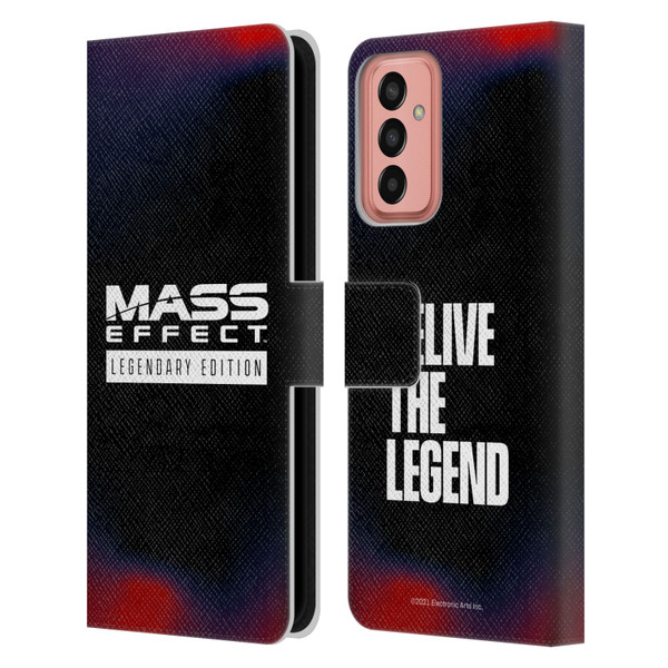 EA Bioware Mass Effect Legendary Graphics Logo Leather Book Wallet Case Cover For Samsung Galaxy M13 (2022)