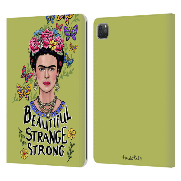 Frida Kahlo Art & Quotes Beautiful Woman Leather Book Wallet Case Cover For Apple iPad Pro 11 2020 / 2021 / 2022