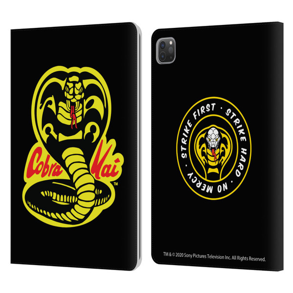 Cobra Kai Graphics Logo Leather Book Wallet Case Cover For Apple iPad Pro 11 2020 / 2021 / 2022