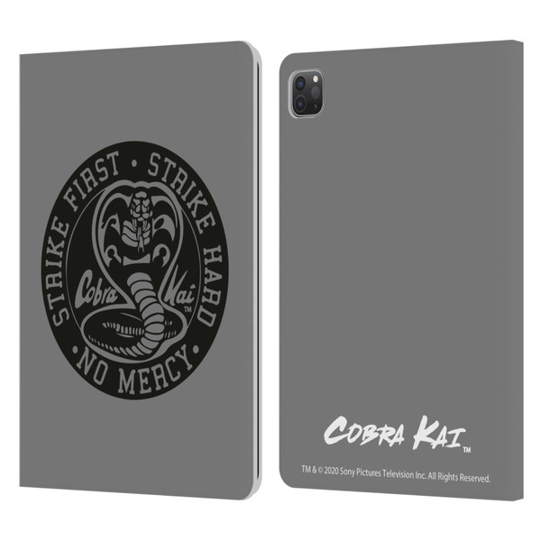 Cobra Kai Graphics Strike Logo 2 Leather Book Wallet Case Cover For Apple iPad Pro 11 2020 / 2021 / 2022