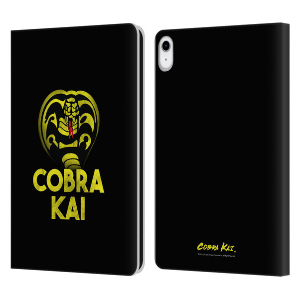 Cobra Kai Season 4 Key Art Team Cobra Kai Leather Book Wallet Case Cover For Apple iPad 10.9 (2022)