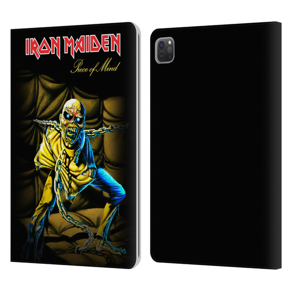 Iron Maiden Album Covers Piece Of Mind Leather Book Wallet Case Cover For Apple iPad Pro 11 2020 / 2021 / 2022