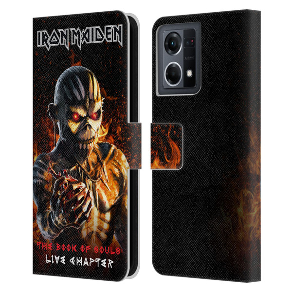 Iron Maiden Tours TBOS Live Chapter Leather Book Wallet Case Cover For OPPO Reno8 4G