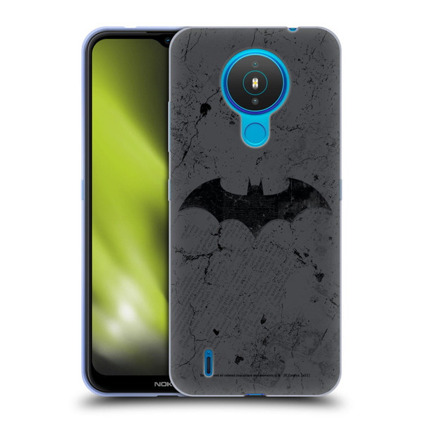 Batman DC Comics Hush Logo Distressed Soft Gel Case for Nokia 1.4