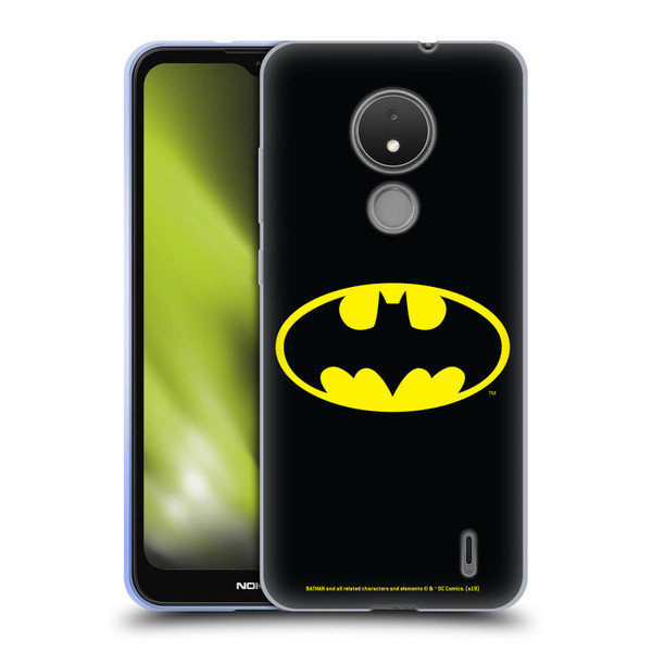 Batman DC Comics Logos Classic Soft Gel Case for Nokia C21