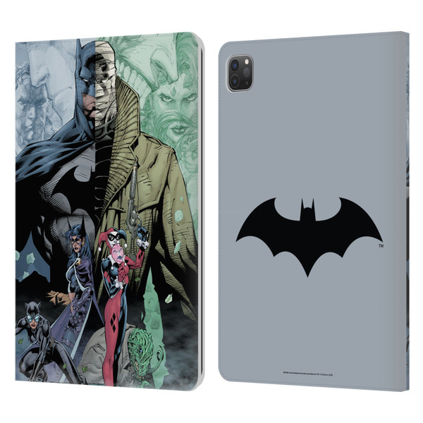 Batman DC Comics Famous Comic Book Covers Hush Leather Book Wallet Case Cover For Apple iPad Pro 11 2020 / 2021 / 2022