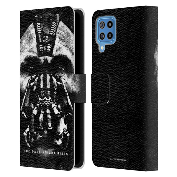 The Dark Knight Rises Key Art Bane Leather Book Wallet Case Cover For Samsung Galaxy F22 (2021)