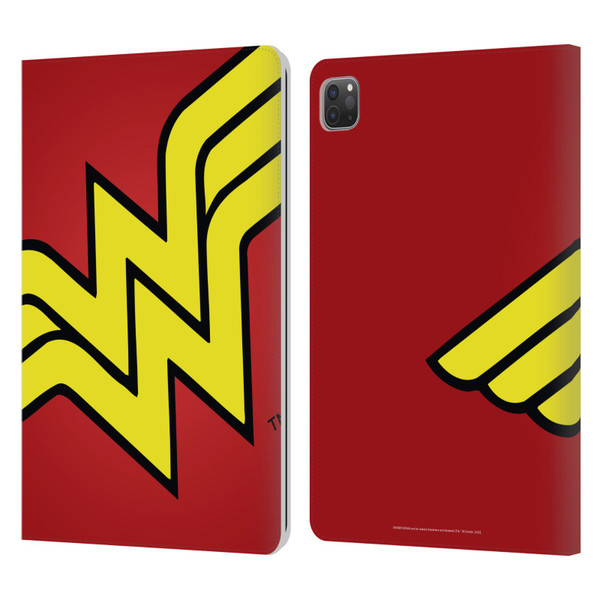 Wonder Woman DC Comics Logos Oversized Leather Book Wallet Case Cover For Apple iPad Pro 11 2020 / 2021 / 2022