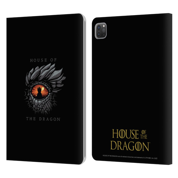 House Of The Dragon: Television Series Graphics Dragon Eye Leather Book Wallet Case Cover For Apple iPad Pro 11 2020 / 2021 / 2022