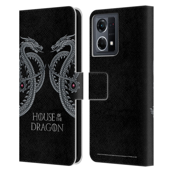 House Of The Dragon: Television Series Graphics Dragon Leather Book Wallet Case Cover For OPPO Reno8 4G