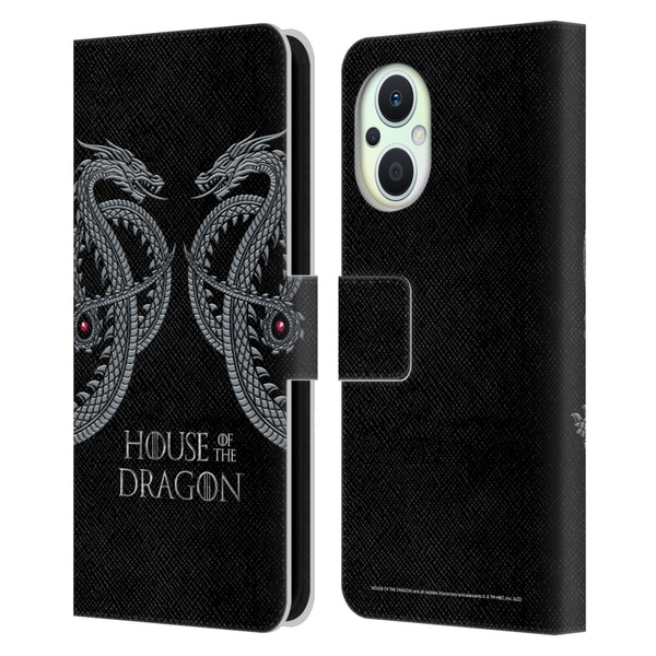 House Of The Dragon: Television Series Graphics Dragon Leather Book Wallet Case Cover For OPPO Reno8 Lite