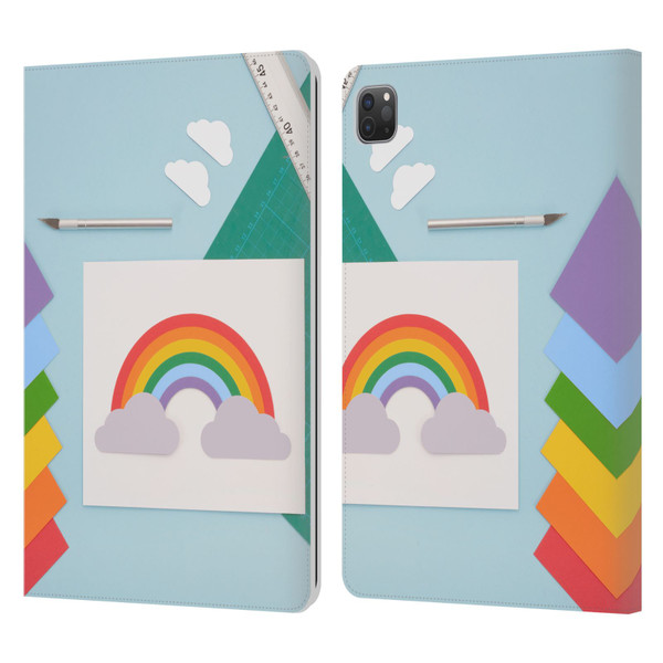 Pepino De Mar Rainbow Art Leather Book Wallet Case Cover For Apple iPad Pro 11 2020 / 2021 / 2022