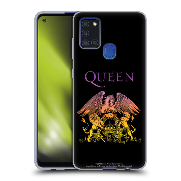 Queen Bohemian Rhapsody Logo Crest Soft Gel Case for Samsung Galaxy A21s (2020)