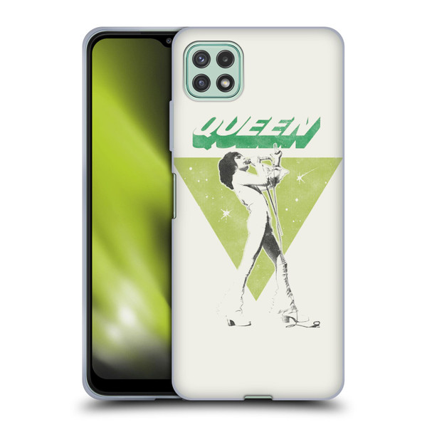 Queen Key Art Freddie Mercury Soft Gel Case for Samsung Galaxy A22 5G / F42 5G (2021)