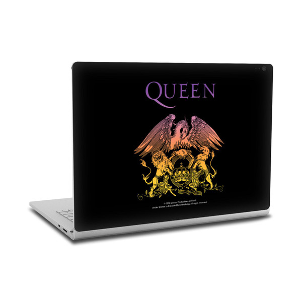 Queen Iconic Logo Crest Vinyl Sticker Skin Decal Cover for Microsoft Surface Book 2