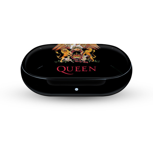 Queen Iconic Crest Vinyl Sticker Skin Decal Cover for Samsung Galaxy Buds / Buds Plus