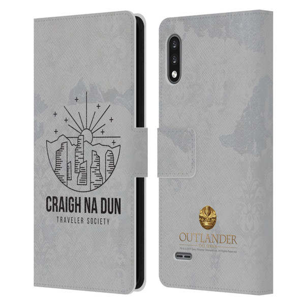Outlander Graphics Craigh Na Dun Leather Book Wallet Case Cover For LG K22