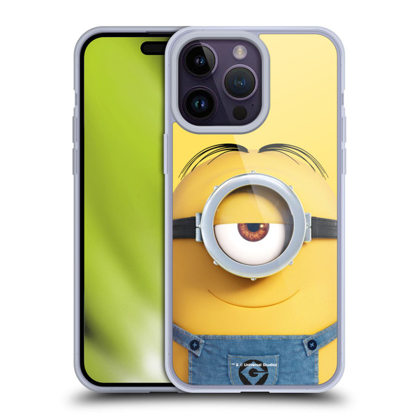 Despicable Me Full Face Minions Stuart Soft Gel Case for Apple iPhone 14 Pro Max