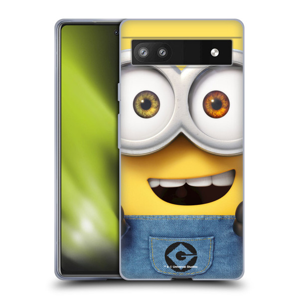 Despicable Me Full Face Minions Bob Soft Gel Case for Google Pixel 6a