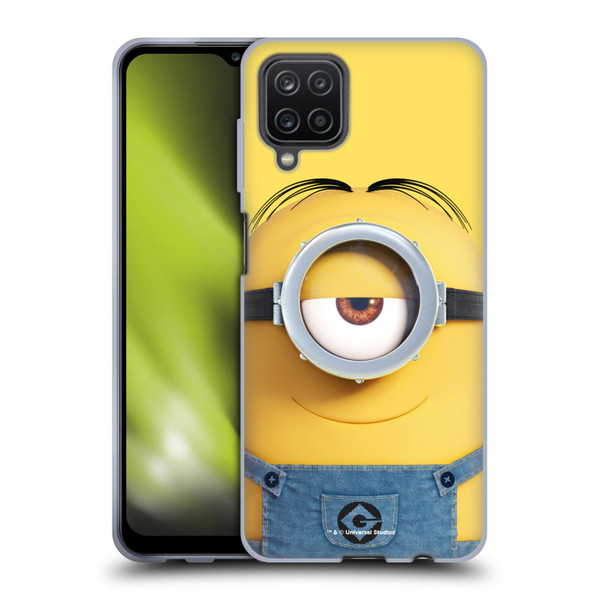 Despicable Me Full Face Minions Stuart Soft Gel Case for Samsung Galaxy A12 (2020)