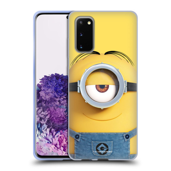 Despicable Me Full Face Minions Stuart Soft Gel Case for Samsung Galaxy S20 / S20 5G