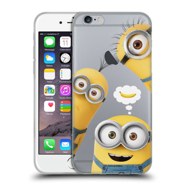 Despicable Me Funny Minions Banana Soft Gel Case for Apple iPhone 6 / iPhone 6s