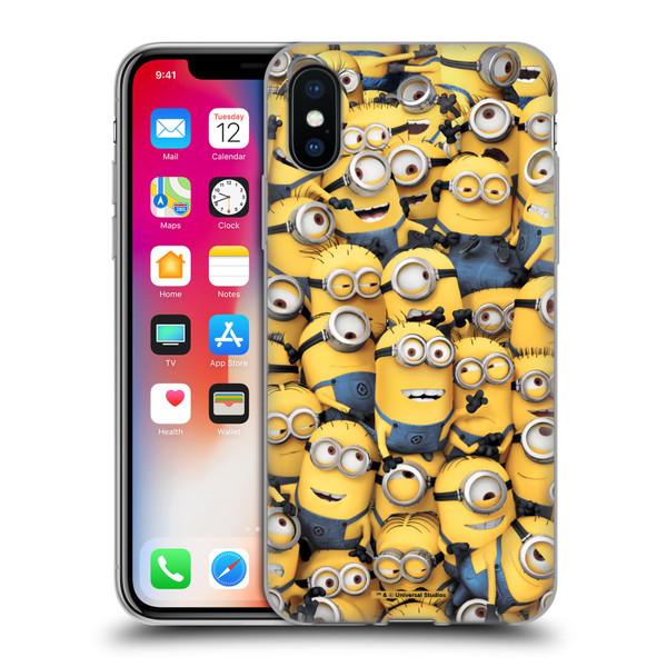 Despicable Me Funny Minions Pattern Soft Gel Case for Apple iPhone X / iPhone XS