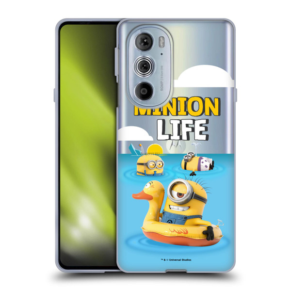 Despicable Me Funny Minions Beach Life Soft Gel Case for Motorola Edge X30