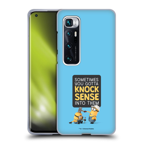 Despicable Me Funny Minions Knock Sense Soft Gel Case for Xiaomi Mi 10 Ultra 5G