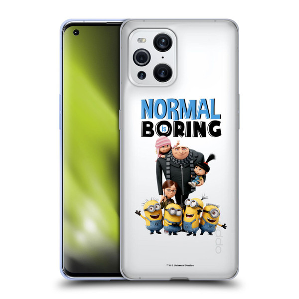 Despicable Me Gru's Family Minions Soft Gel Case for OPPO Find X3 / Pro