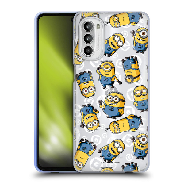 Despicable Me Minion Graphics Character Pattern Soft Gel Case for Motorola Moto G52