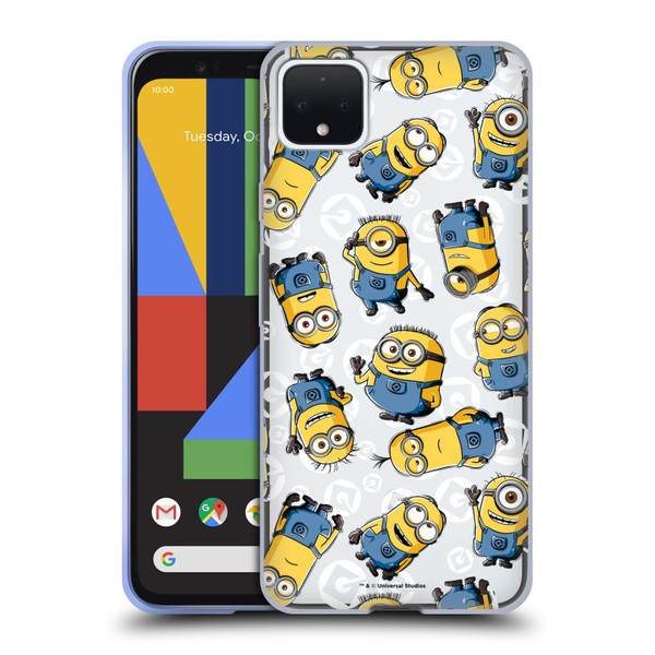 Despicable Me Minion Graphics Character Pattern Soft Gel Case for Google Pixel 4 XL