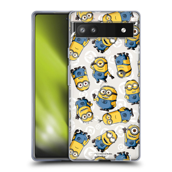 Despicable Me Minion Graphics Character Pattern Soft Gel Case for Google Pixel 6a