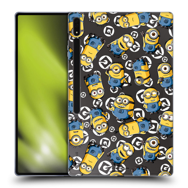 Despicable Me Minion Graphics Character Pattern Soft Gel Case for Samsung Galaxy Tab S8 Ultra