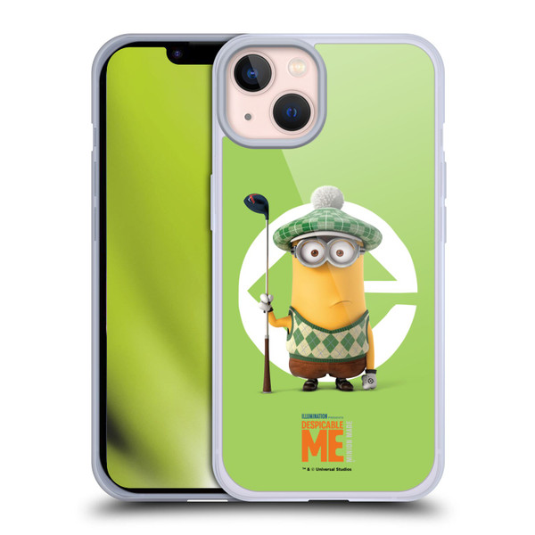 Despicable Me Minions Kevin Golfer Costume Soft Gel Case for Apple iPhone 13