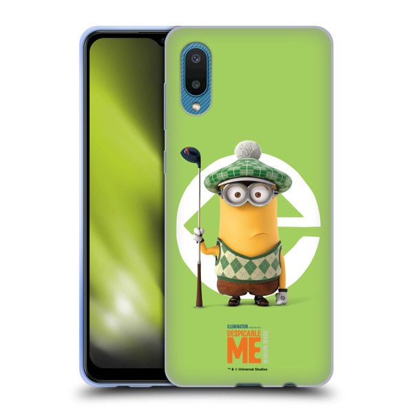 Despicable Me Minions Kevin Golfer Costume Soft Gel Case for Samsung Galaxy A02/M02 (2021)