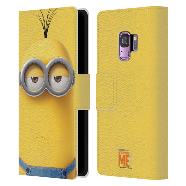 Despicable Me Full Face Minions Kevin Leather Book Wallet Case Cover For Samsung Galaxy S9