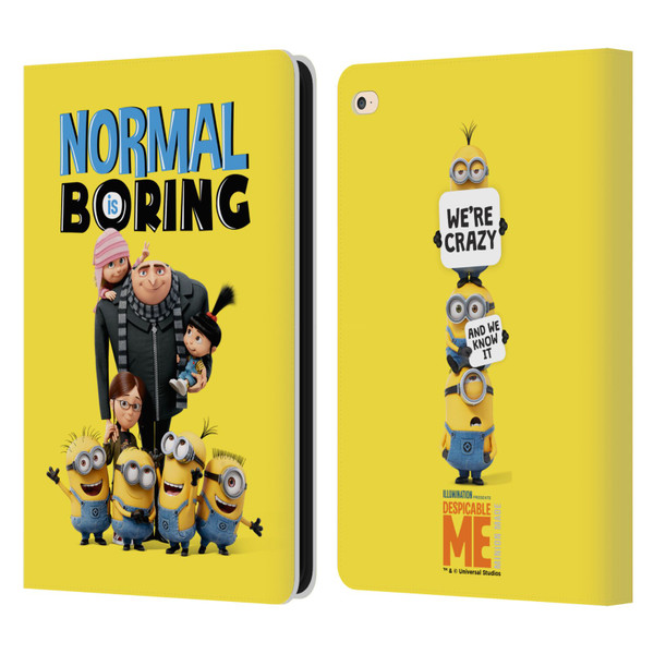 Despicable Me Gru's Family Minions Leather Book Wallet Case Cover For Apple iPad Air 2 (2014)
