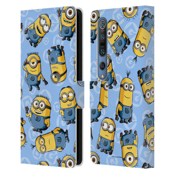 Despicable Me Minion Graphics Character Pattern Leather Book Wallet Case Cover For Xiaomi Mi 10 5G / Mi 10 Pro 5G