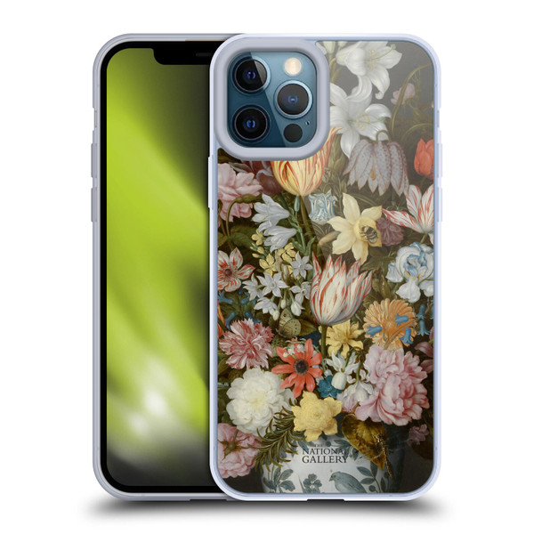 The National Gallery Art A Still Life Of Flowers In A Wan-Li Vase Soft Gel Case for Apple iPhone 12 Pro Max
