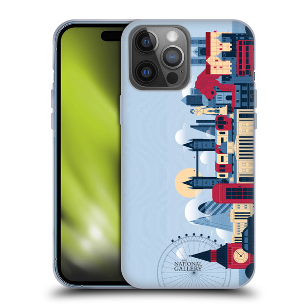 The National Gallery Art London Skyline Soft Gel Case for Apple iPhone 14 Pro Max