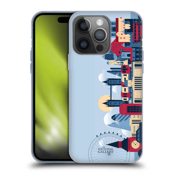 The National Gallery Art London Skyline Soft Gel Case for Apple iPhone 14 Pro